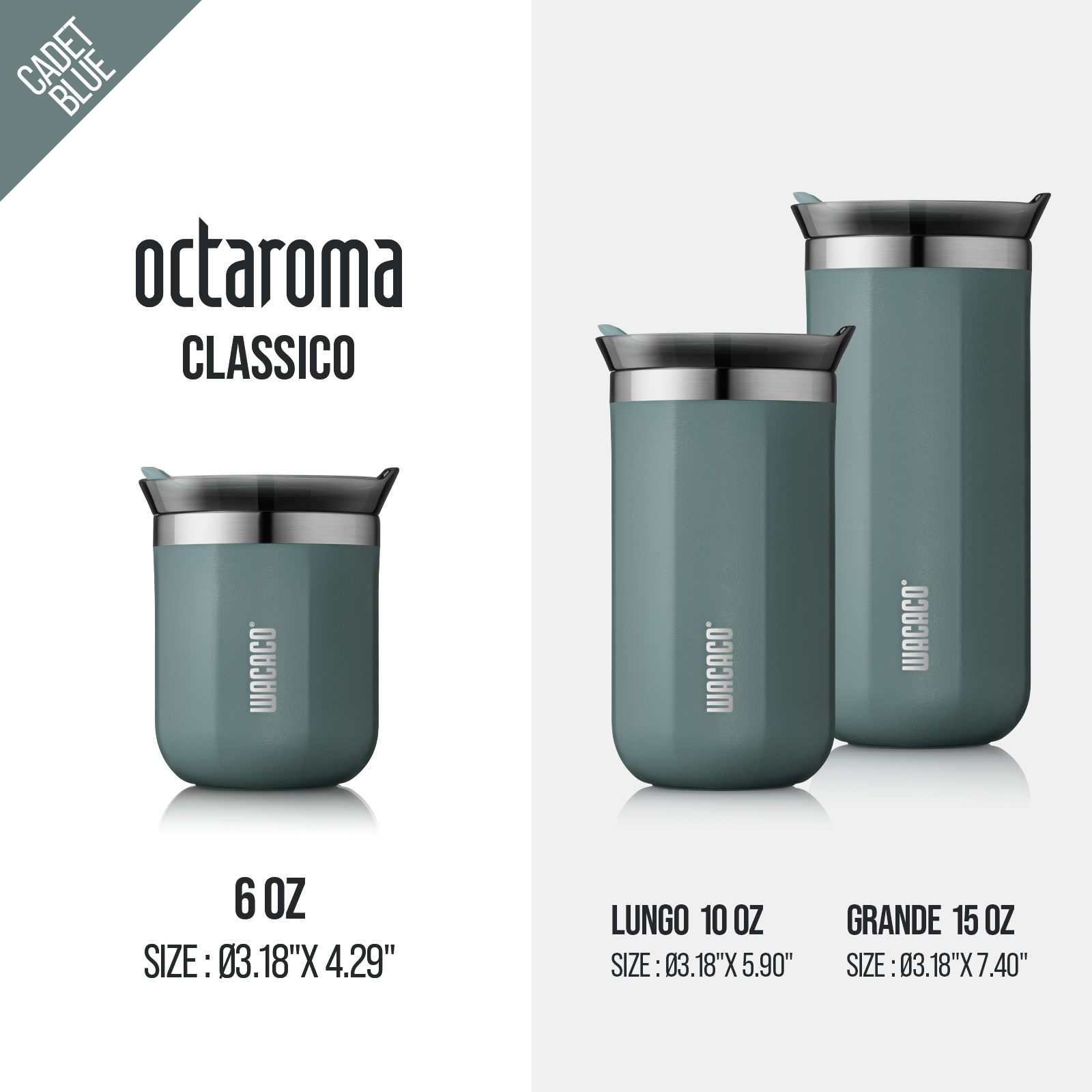 Vacuum Chamber Small - Tazza termica per caffè WACACO Octaroma,
