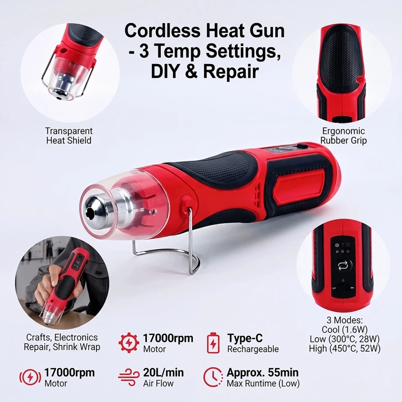 Pistola termica portatile senz - Heat Gun Small recensione e prezzo