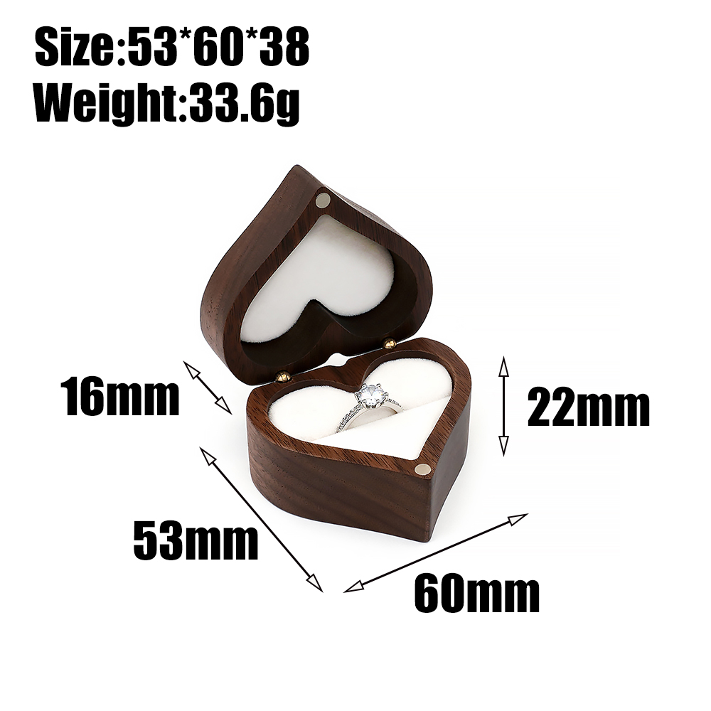 Scatola per Anelli per Cerimon - Wood Ring Blank recensione e prezzo
