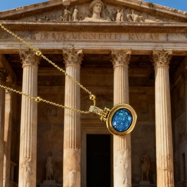 Collana con ciondolo ovale opa - Bezels Set Pendant recensione e prezzo